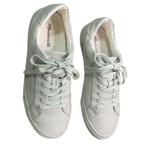 Madewell sidewalk low-top sneakers in sunfaded sage 9
